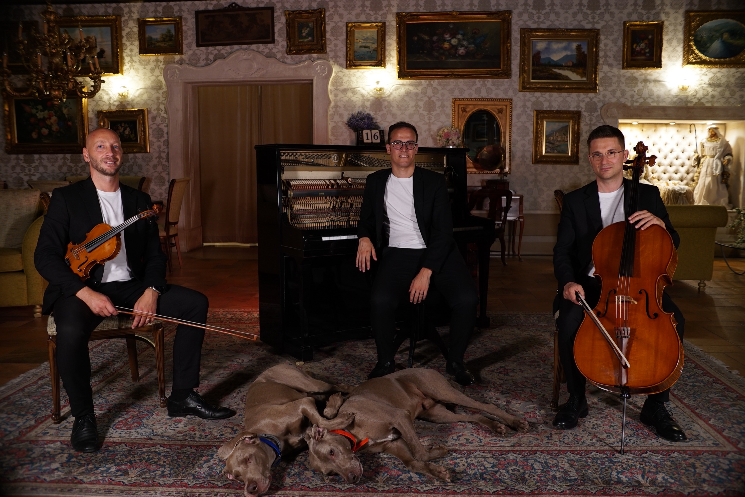 Trilogy Trio performing on the Amalfi Coast