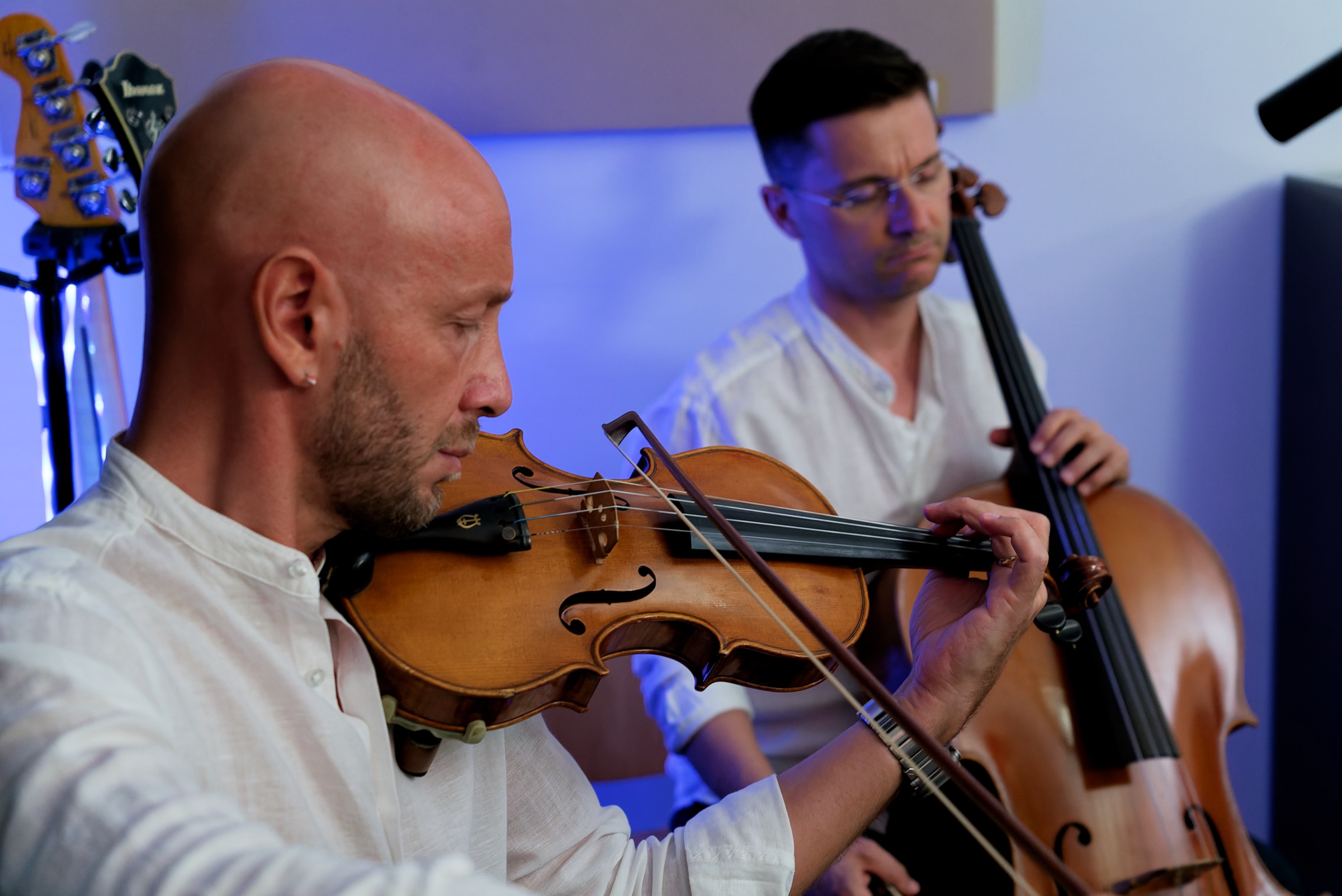 Trilogy Trio performing on the Amalfi Coast